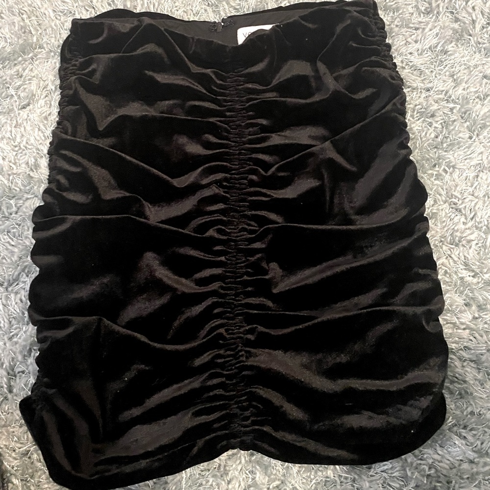 Vestique black mini skirt.
